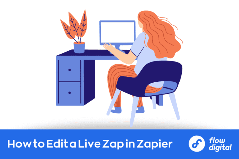 Flow Digital details how to edit a live zap in Zapier using the new Drafts feature.