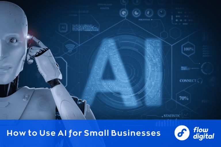 Discover with Flow Digital how to use AI for small businesses by integrating with Zapier.