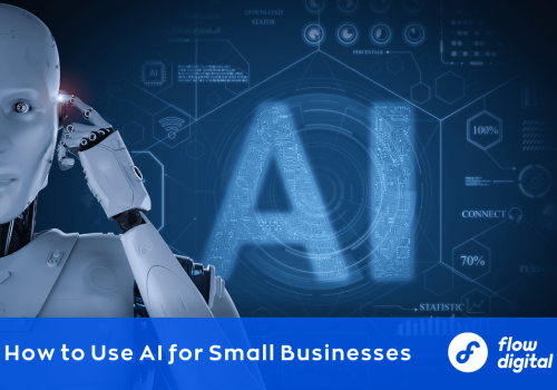 Discover with Flow Digital how to use AI for small businesses by integrating with Zapier.